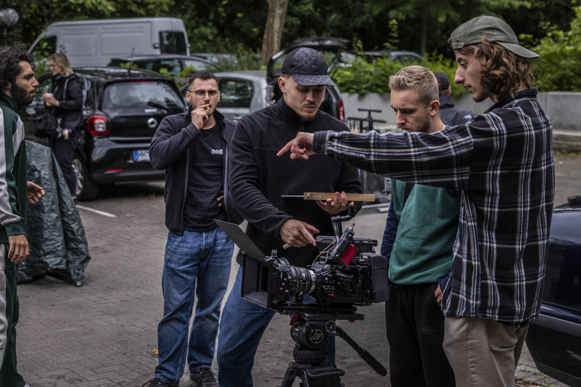 Behind the scenes