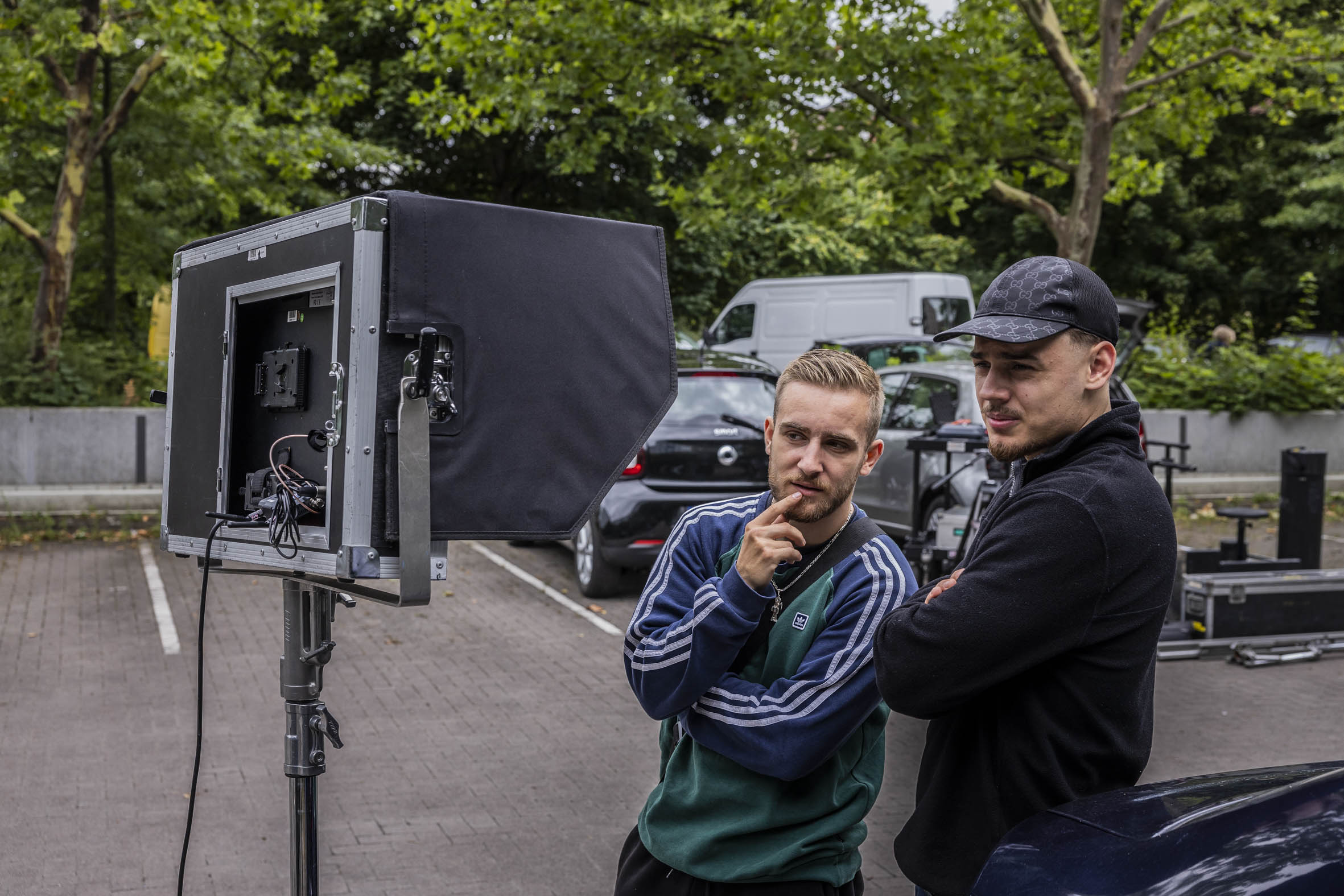 Behind the scenes