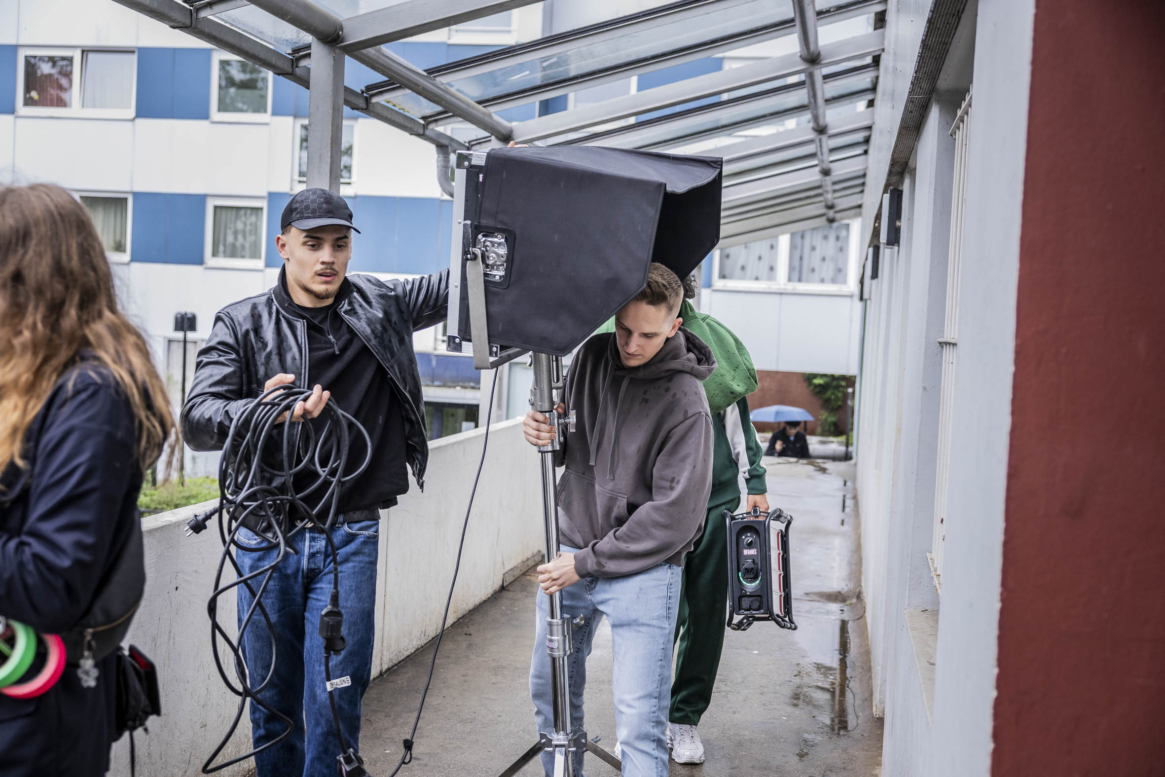 Behind the scenes