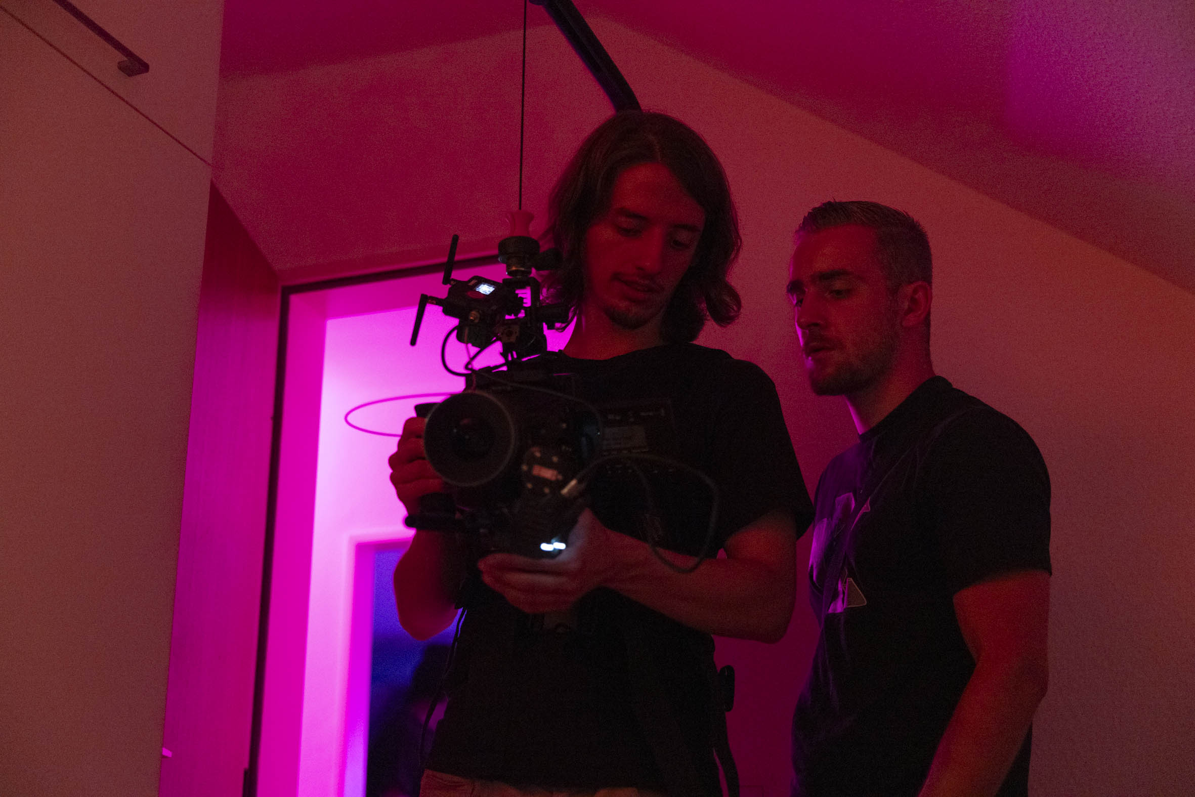 Behind the scenes