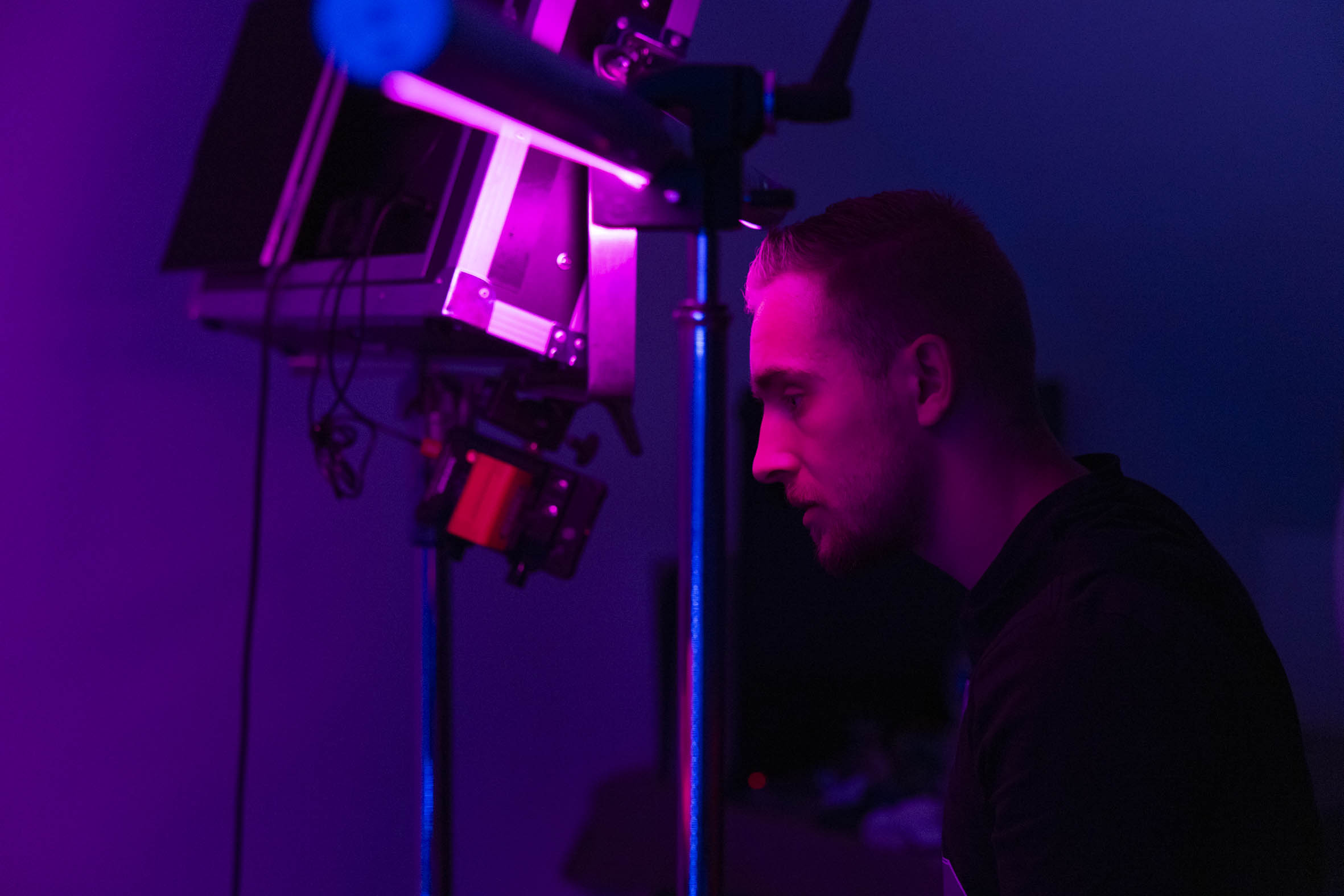 Behind the scenes